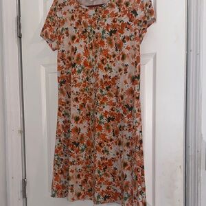 Jamie & Layla Floral Short Sleeve Dress